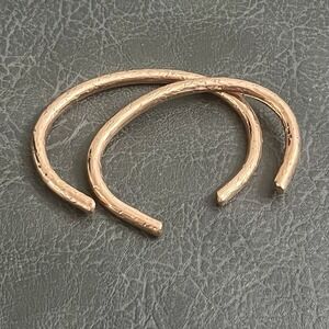 Hammered Pure Copper Cuff Women's Shiny Artisan Arthritis Therapy Bracelet‎ USA